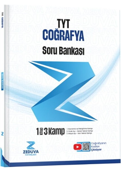 Zeduva Yayınları Coğrafyanın Kodları Tyt Coğrafya 1 Kitap 3 Kamp Soru Bankası fiyatları