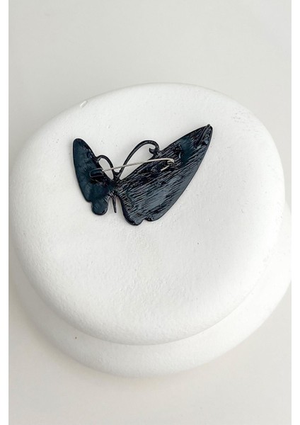 Renkli Mineli Uçan Kelebek Broş (Ölçü:6 Cm) fiyatları