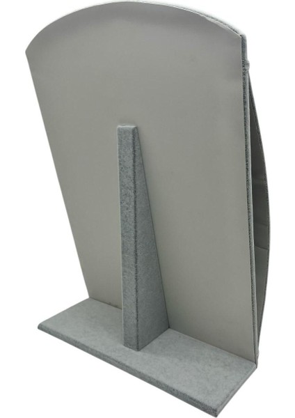 Gri Süet Kumaş 34X24 cm Dik Bombeli Takı Düzeni Tutucu Organizatör fırsatları