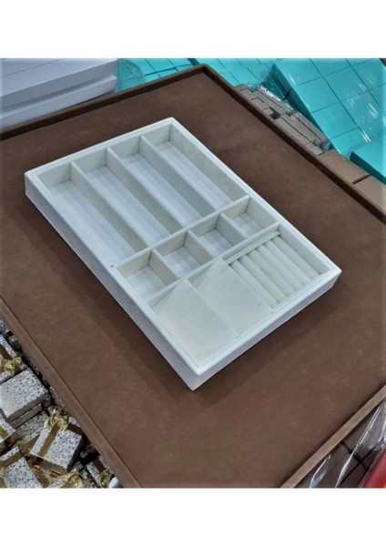 Mavi Süet Takı Düzenleyici Kutu, Çekmece Içi Organizatör fiyatları