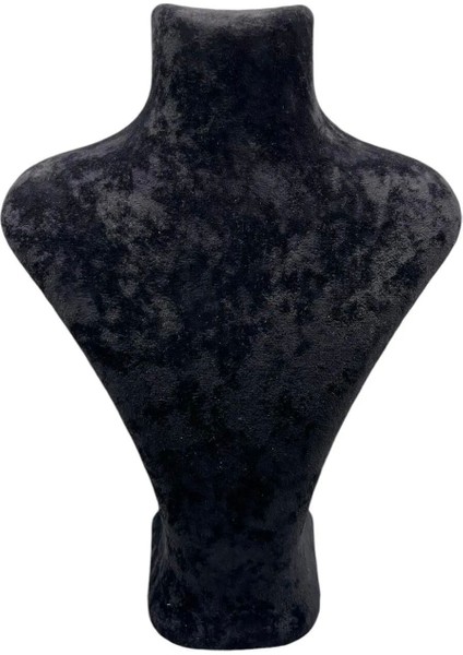 Londra Tarzı Süet Kolye Sergileme Mankeni, Siyah, 22-28 Cm, Şık ve Kullanışlı. fiyatları