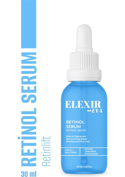 Retinol Night Serum 30ML –akne ve Gözenek Karşıtı Bakım Serumu