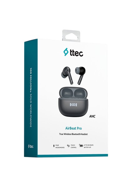 Airbeat Pro Anc LCD Gerçek Kablosuz Tws Bluetooth Kulaklık- 2KM159