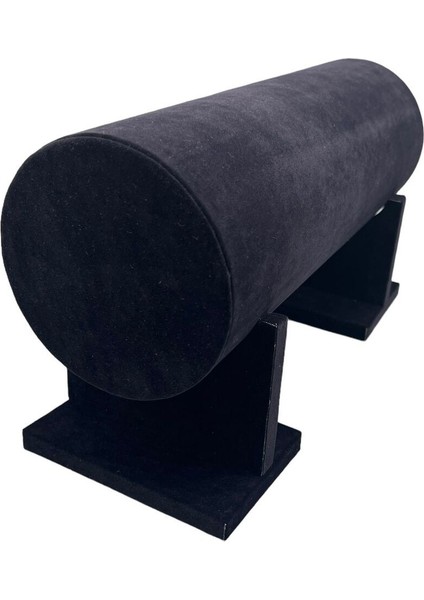 Küçük Boy Süet Kumaş Siyah Ayaklı Taç Standı, 40 cm fiyatları