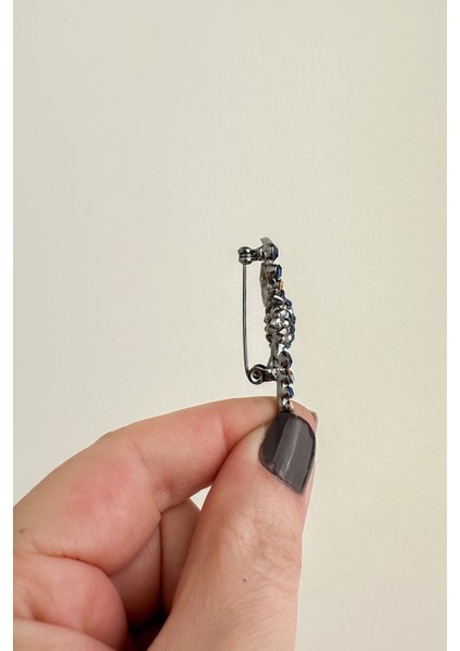 Taş Detay Akrep Burcu Broş (4cm) fiyatları