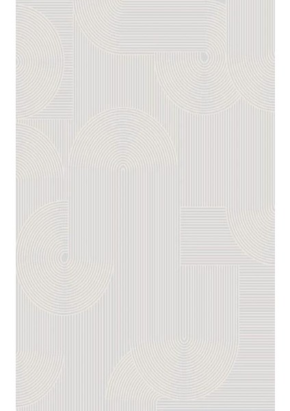 Life LF003G Krem Gri Salon Halısı Oturma Odası Halısı