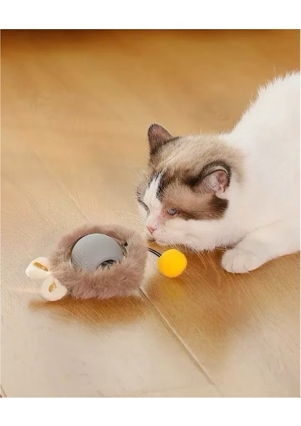 Tüylü Şarjlı Kedi Oyuncağı