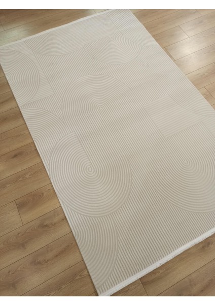 Life LF003W Krem Salon Halısı Oturma Odası Halısı