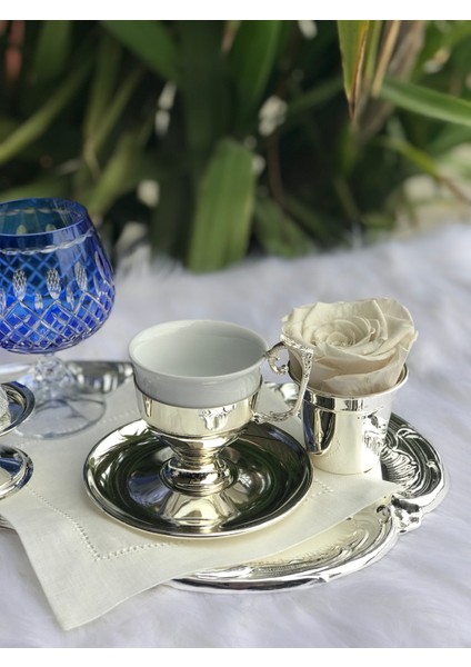 Gümüş Sadekulp Kahve Fincanı
