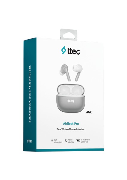 Airbeat Pro Anc LCD Gerçek Kablosuz Tws Bluetooth Kulaklık- 2KM159 indirimleri