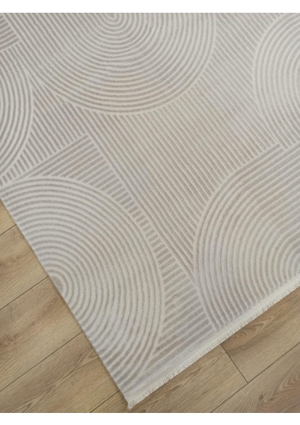 Life LF003A Krem Vizon Salon Halısı Oturma Odası Halısı