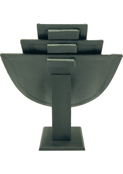 Yeşil Renk Deri Kumaş Kolye Gerdanlık Sergileme Mankeni 25 cm fırsatları