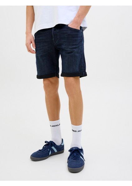 Jack Jones Erkek Likralı Kot Şort 12269608