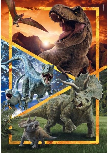 Clementonı 104 El. Super Kolor Jurassic World 27181 [puzzle]