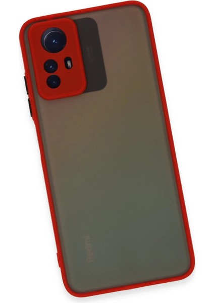 Xiaomi Redmi Note 12S Kılıf Montreal Silikon Kapak - Kırmızı Drstr