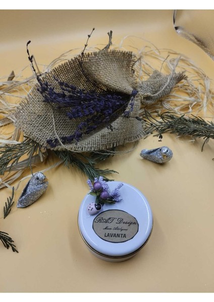 Lavanta Kokulu El Yapımı Soyawax Doğal Mum, Sakinleştirici ve Hoş Aroma fiyatları