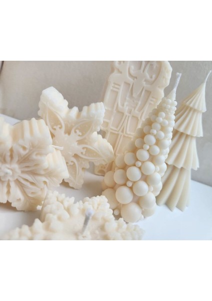 Renkli Çam Ağacı Geyik Kar Tanesi Yılbaşı Süsleri Seti fırsatları