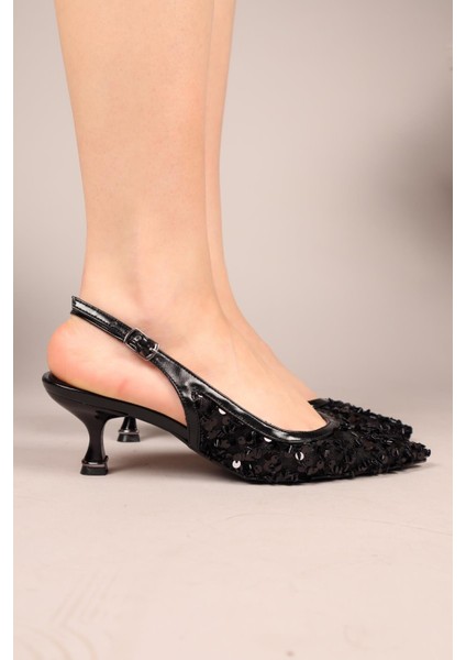 Amora Pul-Boncuk Stiletto Siyah fırsatları