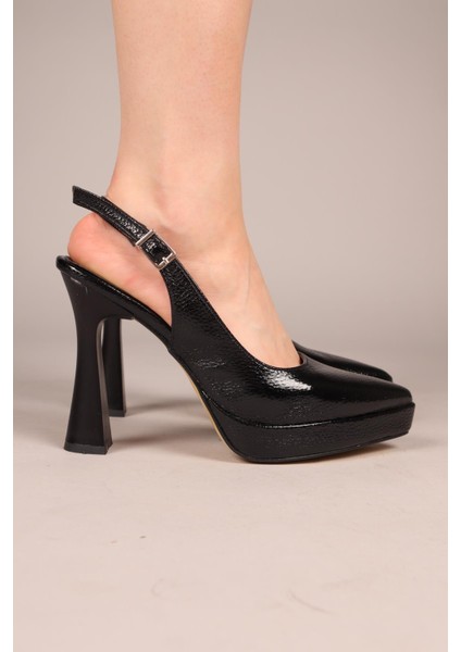 Renisa Platform Topuklu Stiletto Siyah