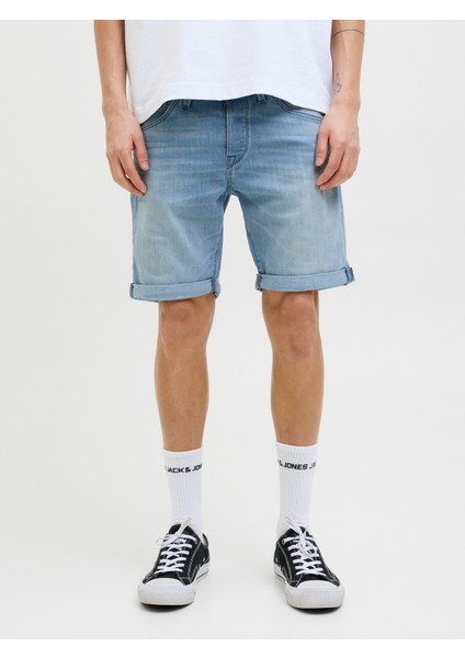 Jack Jones Erkek Likralı Kot Şort 12269608