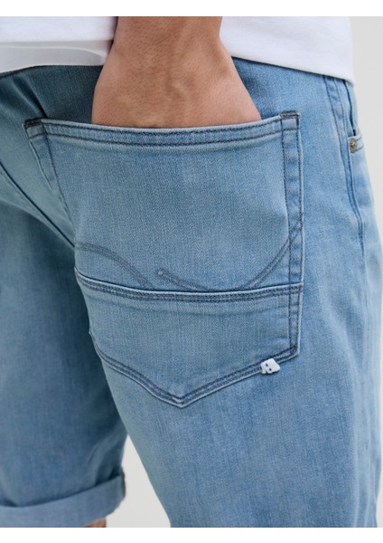 Jack Jones Erkek Likralı Kot Şort 12269608
