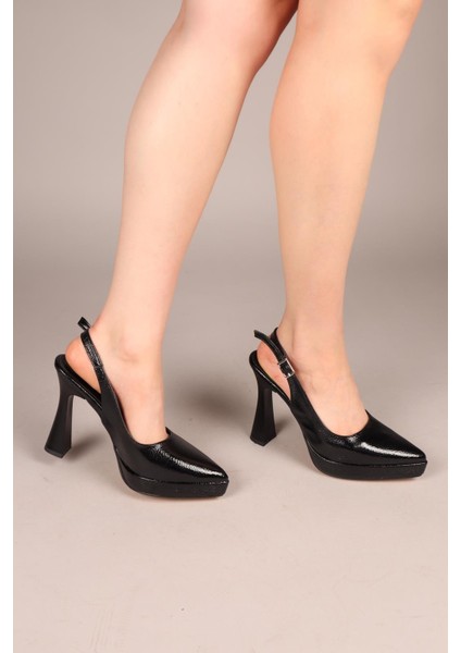 Renisa Platform Topuklu Stiletto Siyah