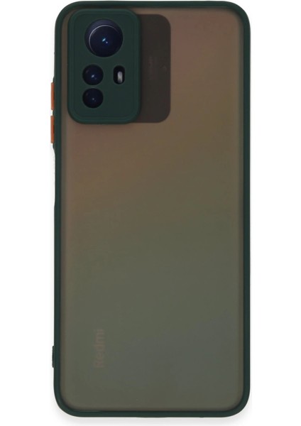 Xiaomi Redmi Note 12S Kılıf Montreal Silikon Kapak - Yeşil Drstr