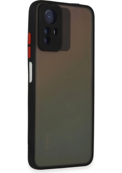 Xiaomi Redmi Note 12S Kılıf Montreal Silikon Kapak - Siyah Drstr