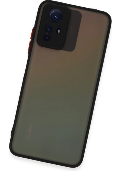 Xiaomi Redmi Note 12S Kılıf Montreal Silikon Kapak - Siyah Drstr