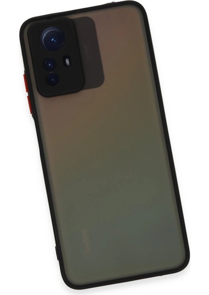 Xiaomi Redmi Note 12S Kılıf Montreal Silikon Kapak - Siyah Drstr