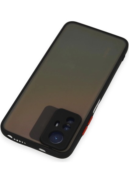 Xiaomi Redmi Note 12S Kılıf Montreal Silikon Kapak - Siyah Drstr