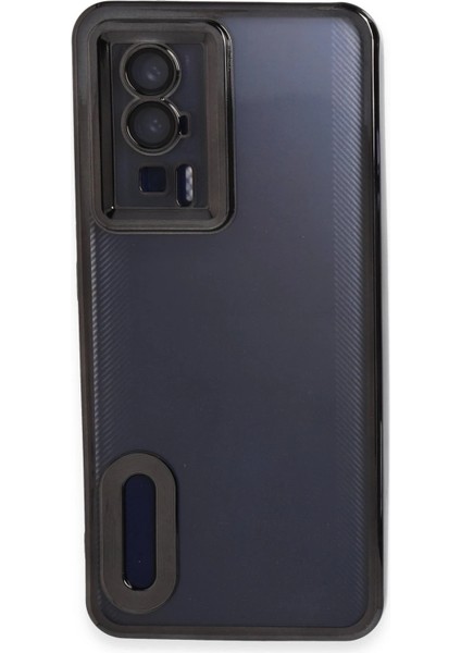 Xiaomi Poco F5 Pro Kılıf Slot Silikon - Siyah Drstr