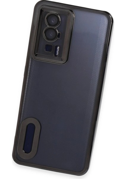 Xiaomi Poco F5 Pro Kılıf Slot Silikon - Siyah Drstr