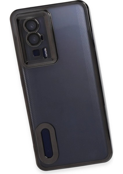 Xiaomi Poco F5 Pro Kılıf Slot Silikon - Siyah Drstr