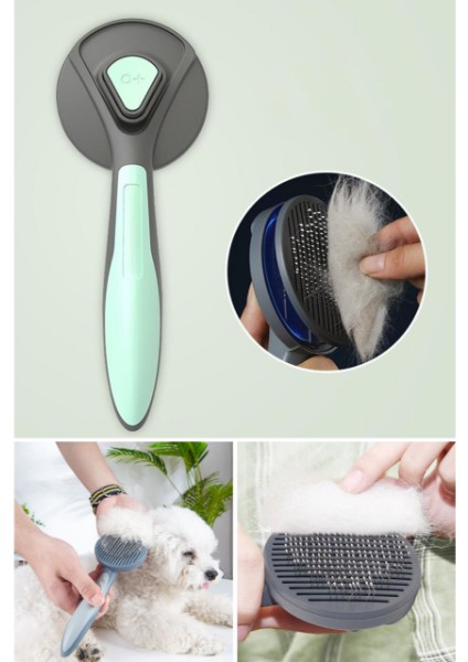 Otomatik Tuşlu Kendini Temizleyen Kedi Köpek Tarağı fırsatları