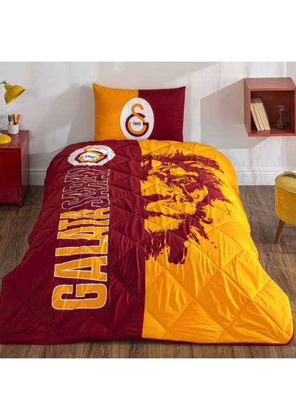 Lisanslı Galatasaray Şanlı Aslan Yorgan Seti ( Yastık Hediyeli)