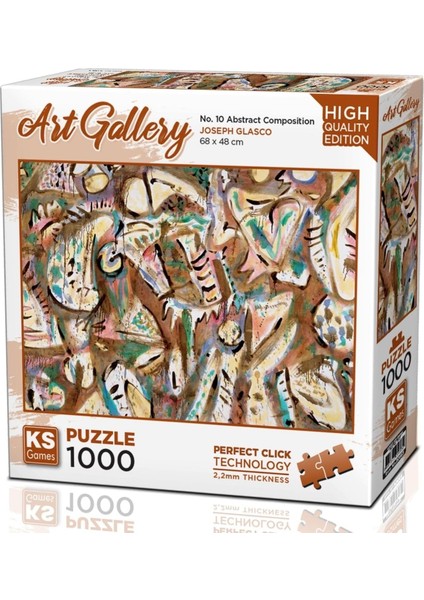 1000 Parça No.10 Abstract Composition Puzzle
