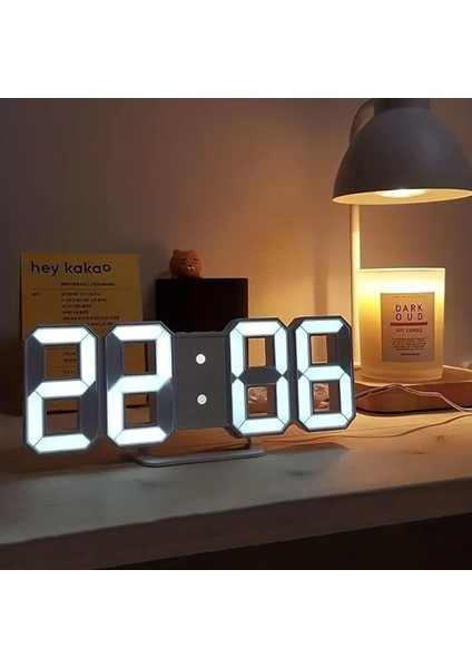 3D LED Dijital Saat, Uzay Temalı, Masa ve Duvar Dekoratif, USB ve Pil ile Çalışır fiyatları