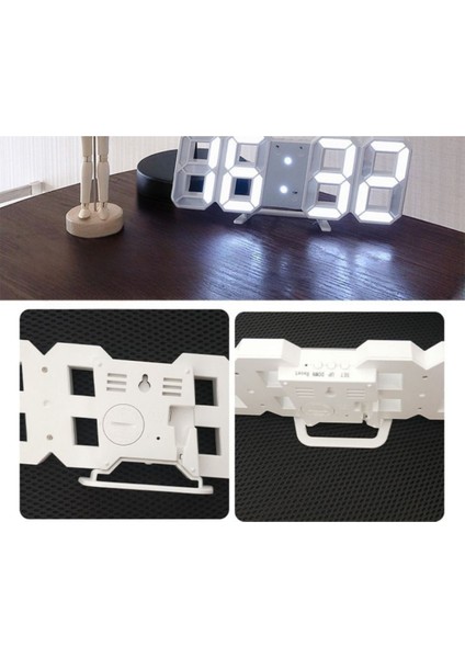 3D LED Dijital Saat, Uzay Temalı, Masa ve Duvar Dekoratif, USB ve Pil ile Çalışır modelleri