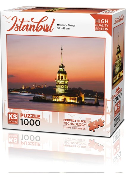 1000 Parça Kız Kulesi ve Gün Batımı