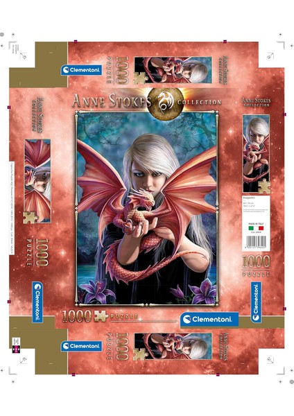 - 1000 Parça Anne Stokes Yetişkin Puzzle - Dragonkin - 39640