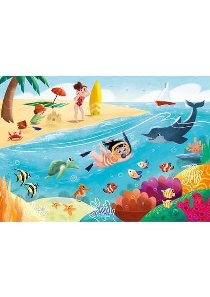 Clementonı 2X60 El. Super Kolor Life At Sea [puzzle]
