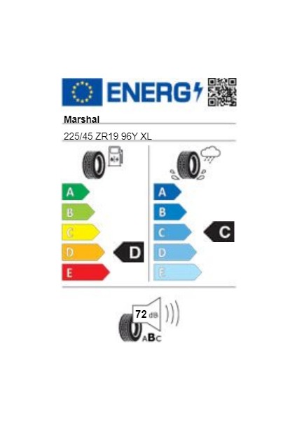 225/45 R19 96Y Xl Matrac Fx MU12 Oto Yaz Lastiği (Üretim Yılı: 2025) fiyatları
