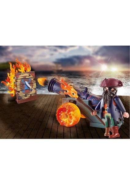 Playmobıl Of The Carribean 71189 Korsan ve Ateş Topu Çok Renkli modelleri