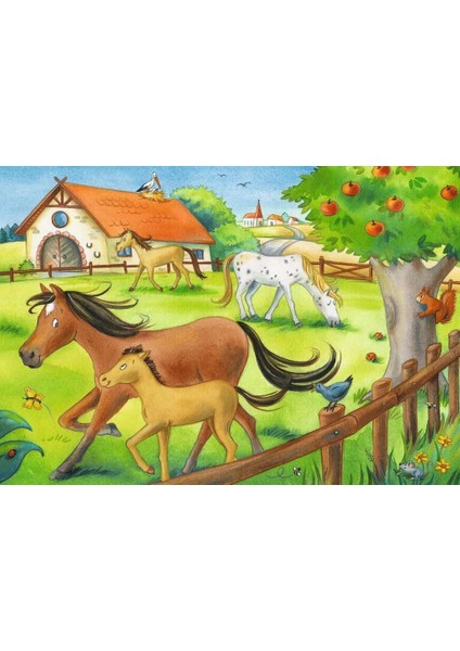 51786 Ahırda Çocuk Puzzle 212 Parça