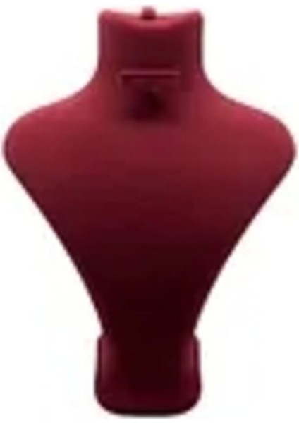 Bordo Süet Kumaş Takım Mankeni, Kolye, Küpe, Yüzük Sergileme Standı fiyatları
