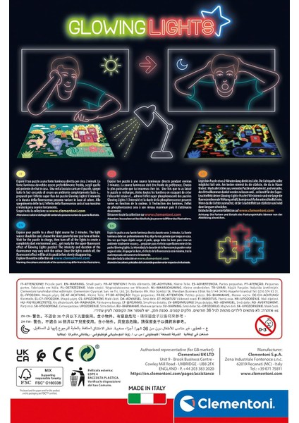 104 Parça Glowing Lights Puzzle Cars modelleri
