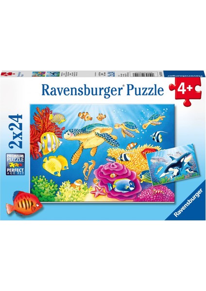 2X24 Parçalı Puzzle Deniz ALTINDA-078158