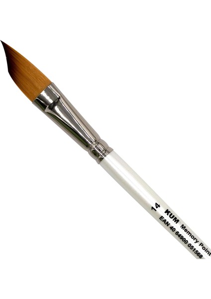 Memory Point Sentetik Fırça Yan Kesik Fırça No: 14