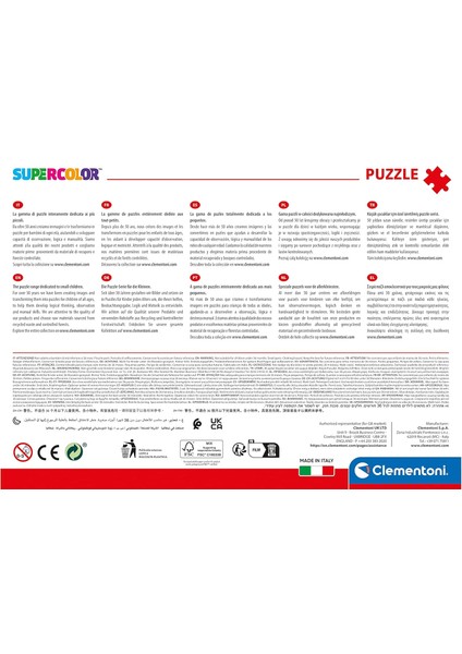 Clementonı 104 El. Super Kolor Sunny Beach 25741 [puzzle] modelleri